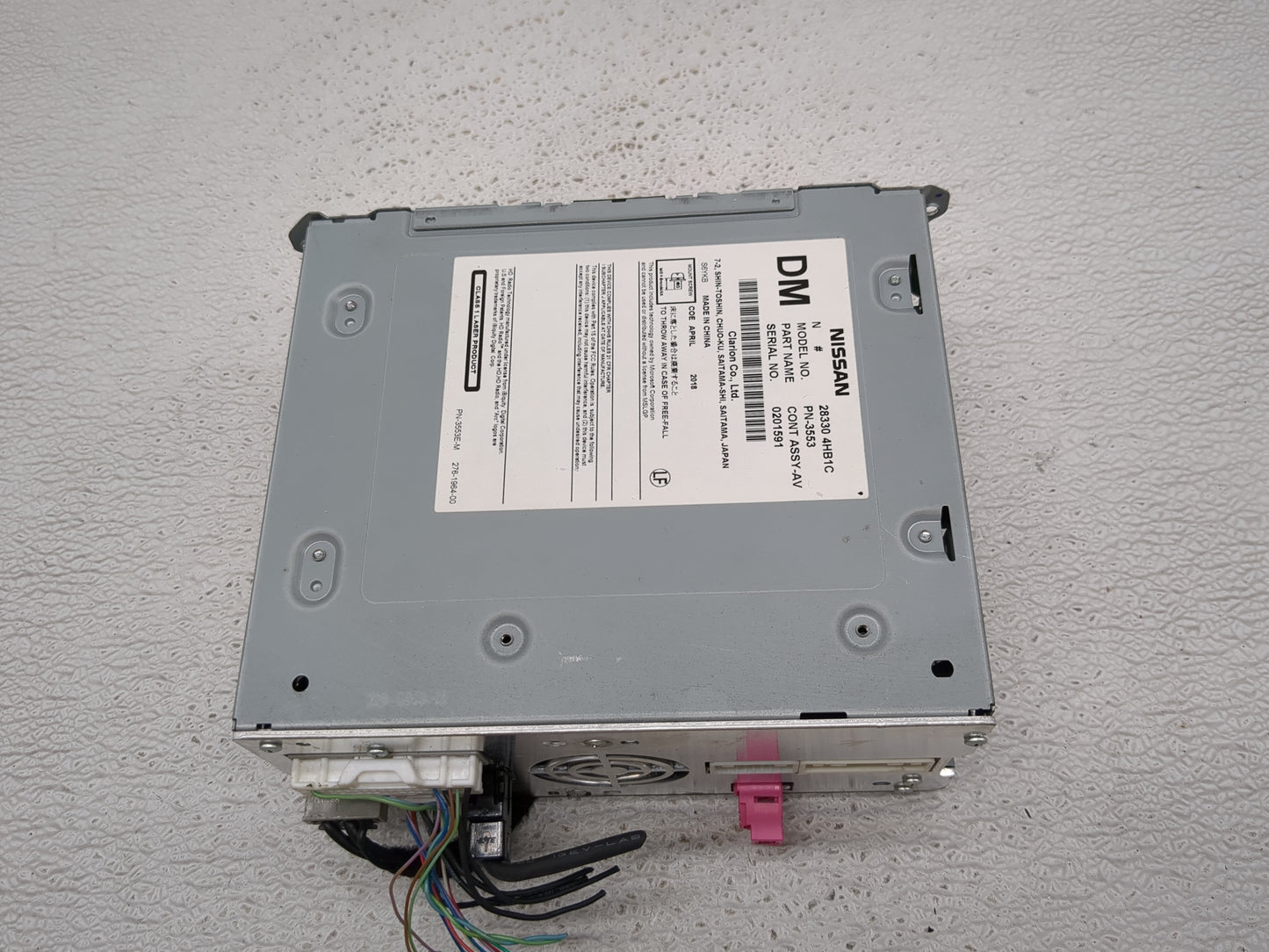 2017-2020 Infiniti Q60 Radio AM FM Cd Player Receiver Replacement P/N:28330 4HB1C Fits Fits 2015 2016 2017 2018 2019 2020 OE