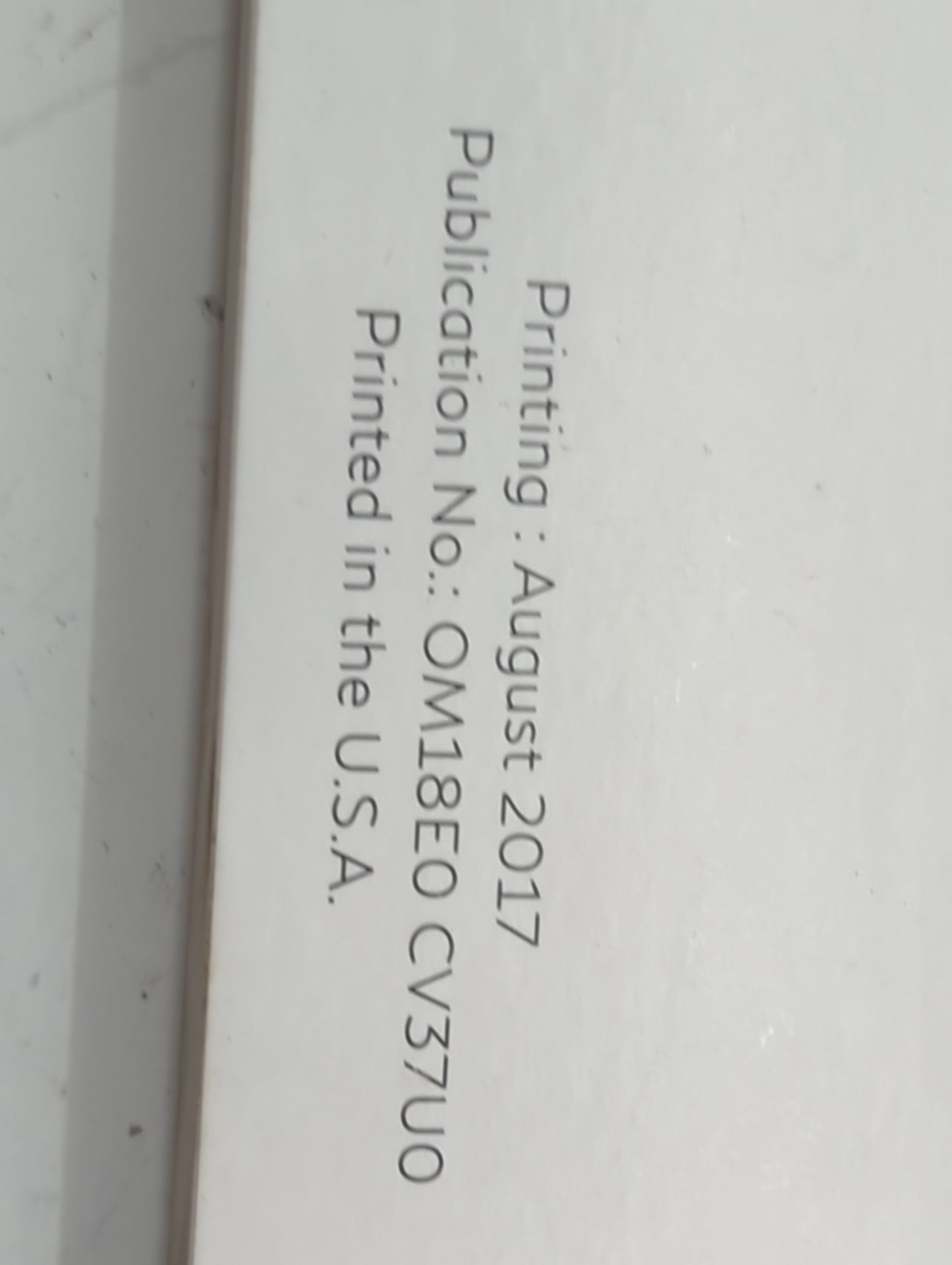2018 Infiniti Q60 Owners Manual Book Guide P/N:OM18E0 CV37U0 OEM Used Auto Parts - Oemusedautoparts1.com