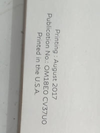 2018 Infiniti Q60 Owners Manual Book Guide P/N:OM18E0 CV37U0 OEM Used Auto Parts - Oemusedautoparts1.com