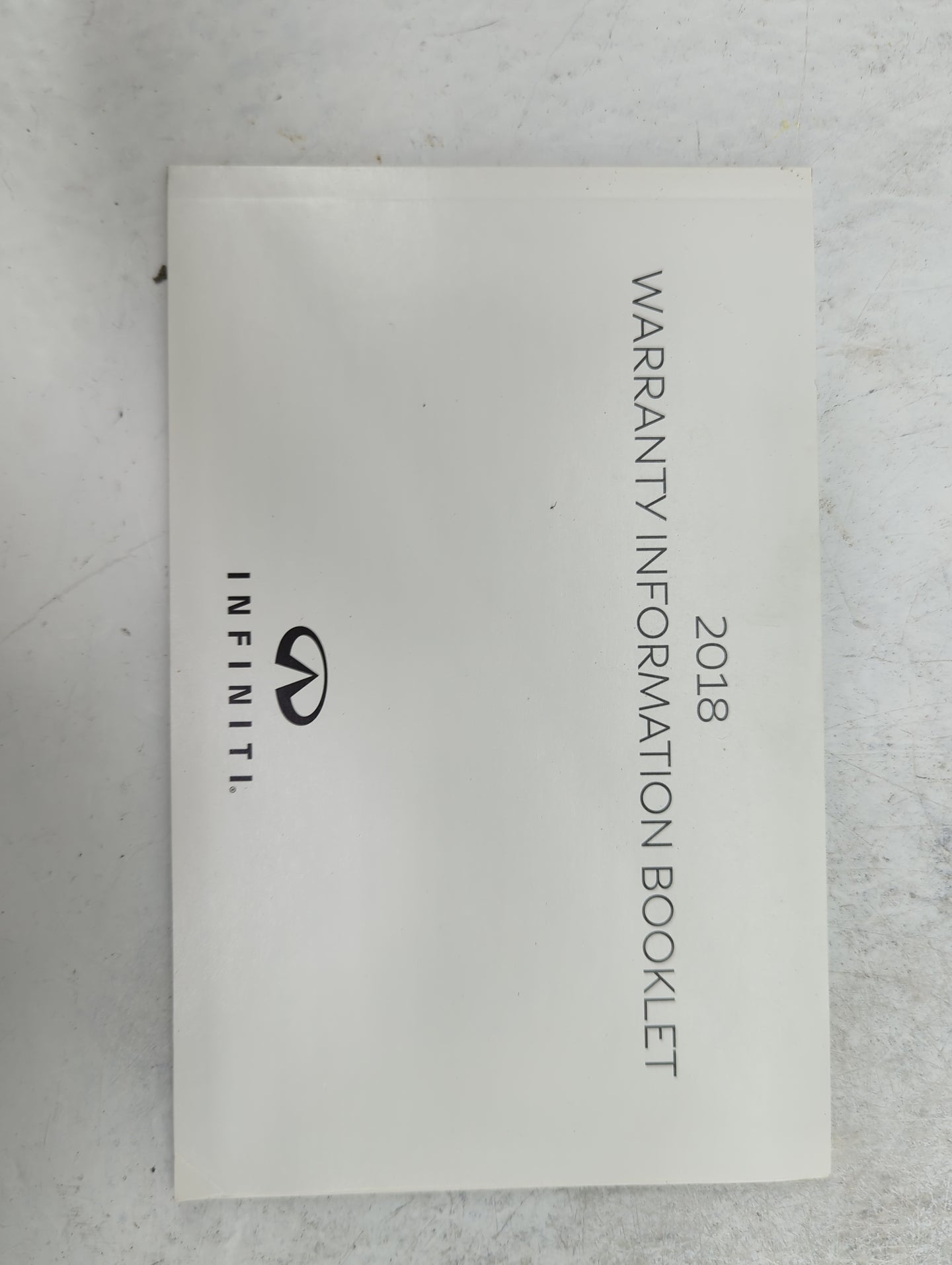 2018 Infiniti Q60 Owners Manual Book Guide P/N:OM18E0 CV37U0 OEM Used Auto Parts - Oemusedautoparts1.com