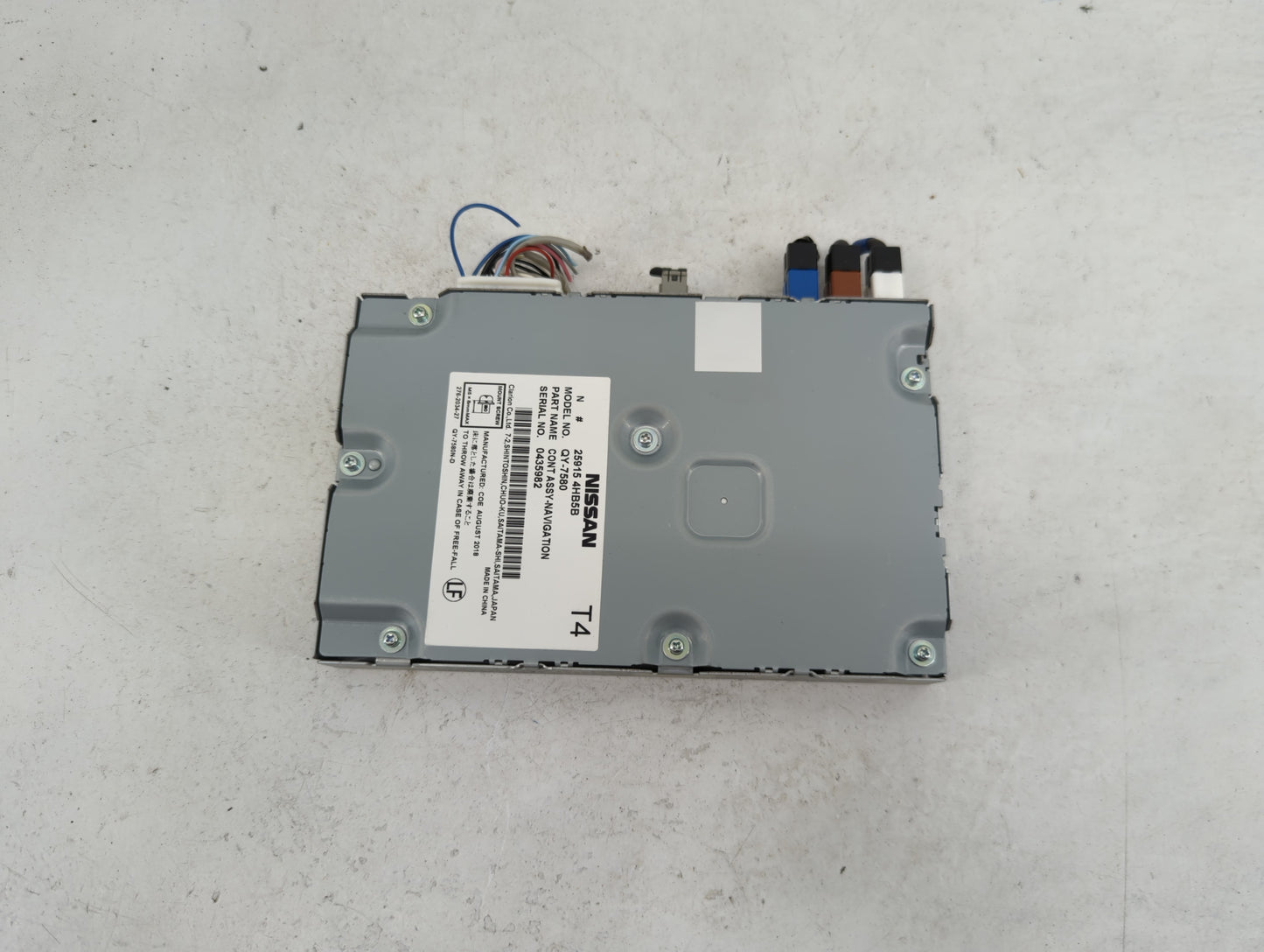 2018-2020 Infiniti Q60 Information-gps-tv Control Module 1464746 - Oemusedautoparts1.com
