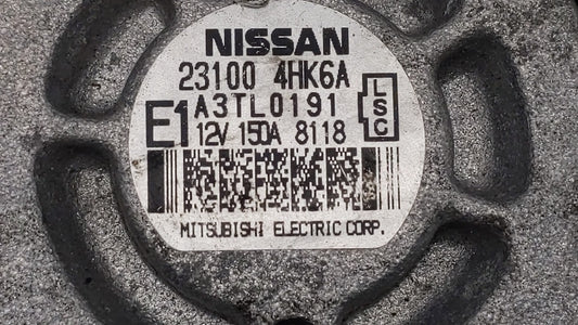 2017-2018 Infiniti Q60 Alternator Replacement Generator Charging Assembly Engine OEM P/N:23100 4HK6A 23100 4HK1A Fits OEM Used Auto Parts