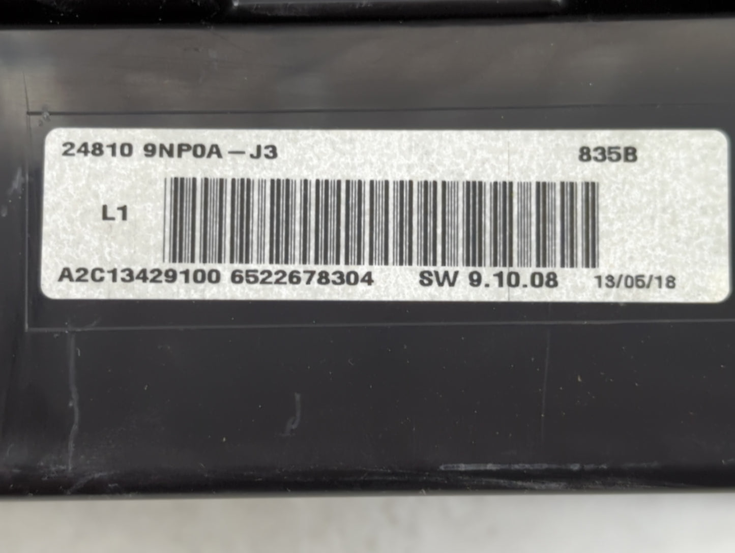 2018 Infiniti Q60 Instrument Cluster Speedometer Gauges P/N:24810 9NPDA-J3 Fits OEM Used Auto Parts - Oemusedautoparts1.com