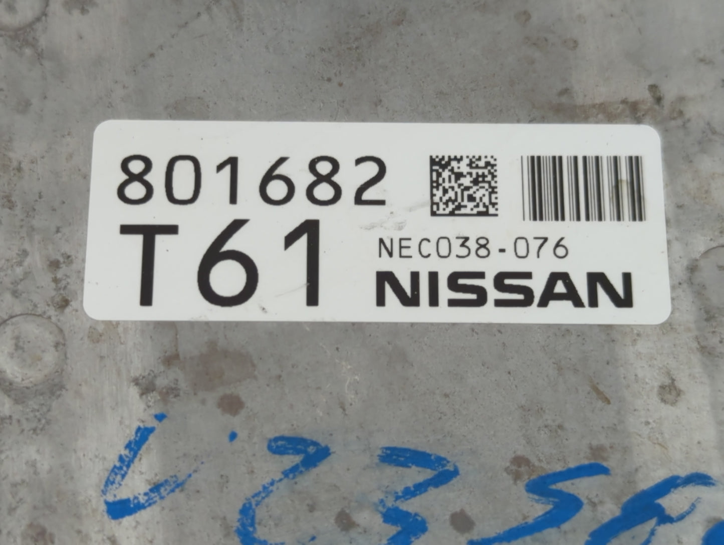 2018-2020 Infiniti Qx60 PCM Engine Control Computer ECU ECM PCU OEM P/N:NEC0338-076 Fits Fits 2018 2019 2020 OEM Used Auto P