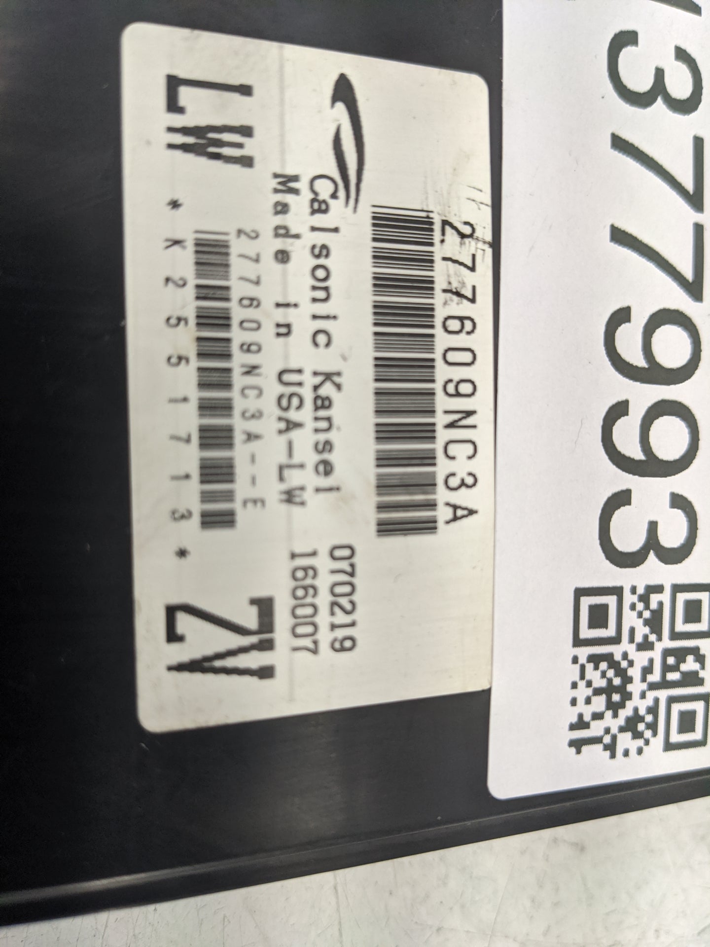 2018-2018 Infiniti Qx60 Temperature Control Module 277609nc3a - Oemusedautoparts1.com