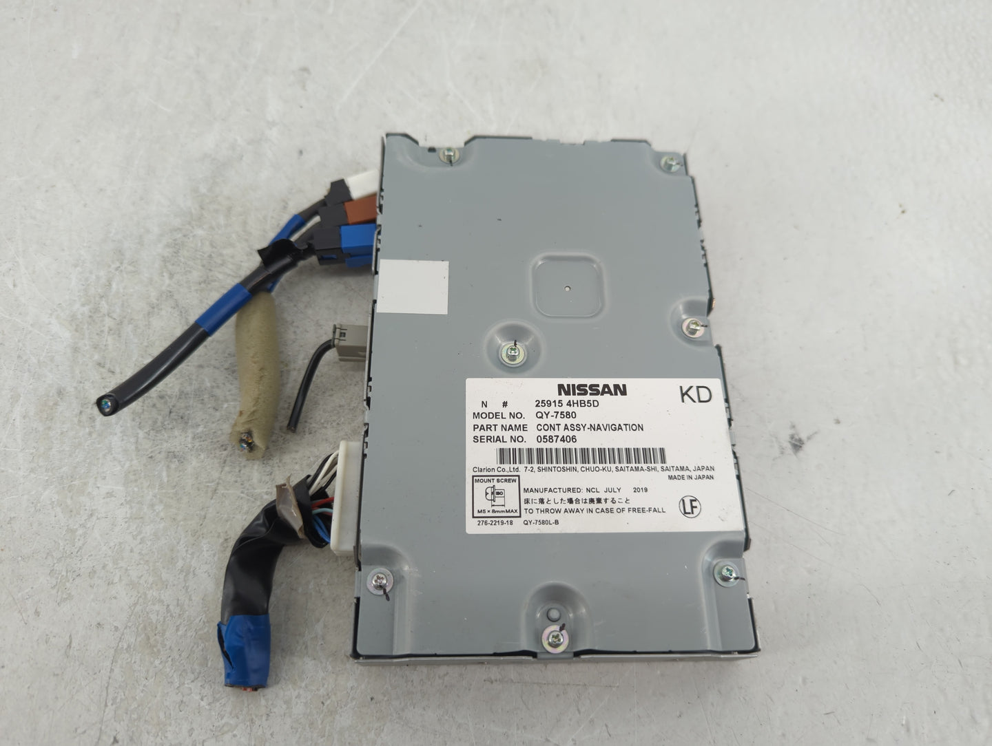 2018 Infiniti Qx60 Bluetooth Phone Communication Control Module Ccm Oem - Oemusedautoparts1.com