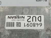 2018-2020 Infiniti Qx60 PCM Engine Control Computer ECU ECM PCU OEM P/N:NEC030-049 Fits Fits 2018 2019 2020 OEM Used Auto Pa