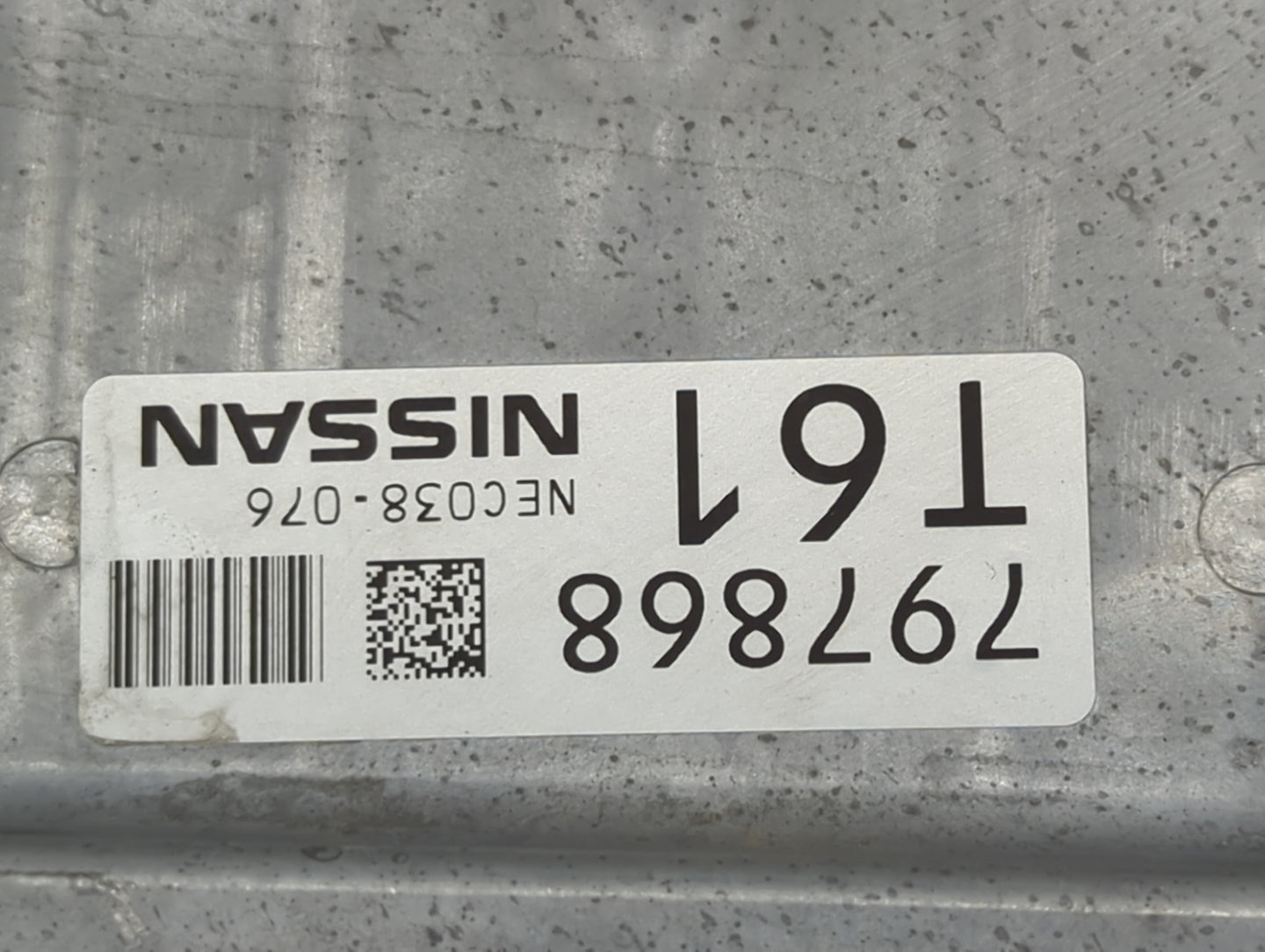 2018-2020 Infiniti Qx60 PCM Engine Control Computer ECU ECM PCU OEM P/N:NEC038-076 BEM0A-300 Fits Fits 2018 2019 2020 OEM Us
