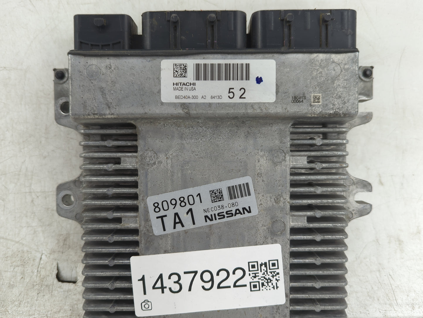 2018-2020 Infiniti Qx60 PCM Engine Control Computer ECU ECM PCU OEM P/N:BED40A-300, NEC038-080 Fits Fits 2018 2019 2020 OEM 