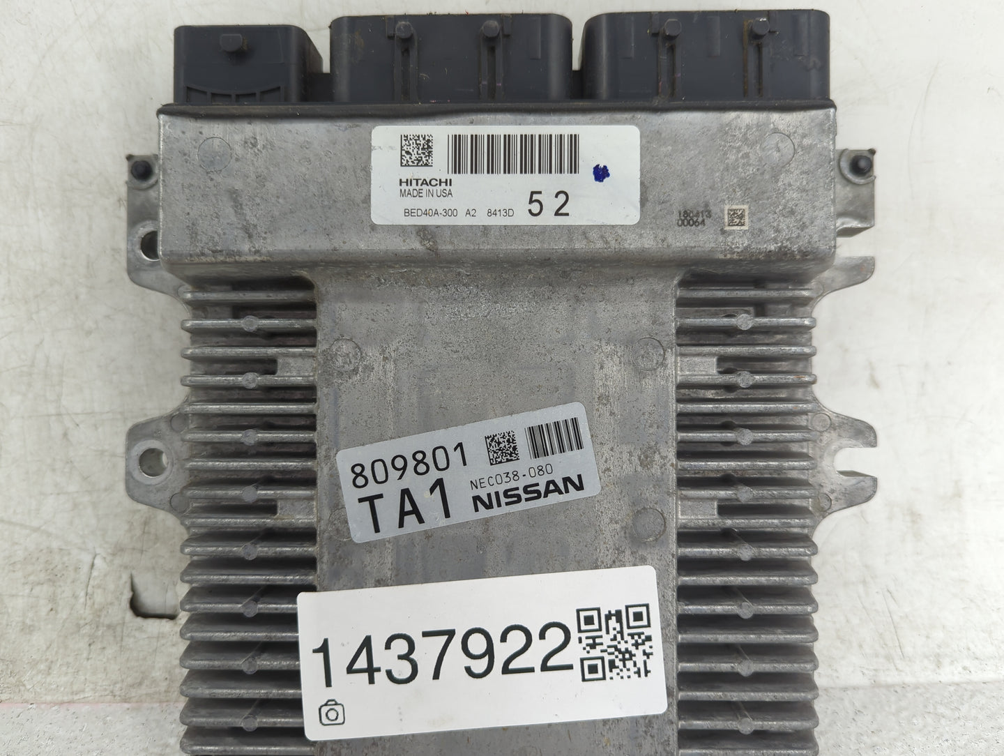 2018-2020 Infiniti Qx60 PCM Engine Control Computer ECU ECM PCU OEM P/N:BED40A-300, NEC038-080 Fits Fits 2018 2019 2020 OEM 
