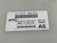 Infiniti Qx60 Temperature Control Module 27760 9nc6a|277609nc6a - Oemusedautoparts1.com