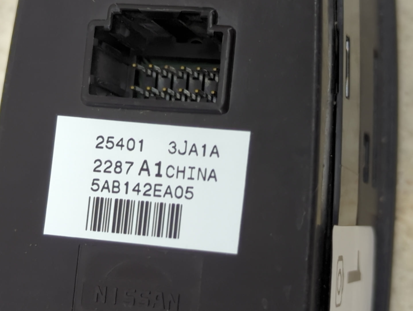 2014-2020 Infiniti Qx60 Master Power Window Switch Replacement Driver Side Left P/N:254013JA1A 5AB142EA05 Fits OEM Used Auto