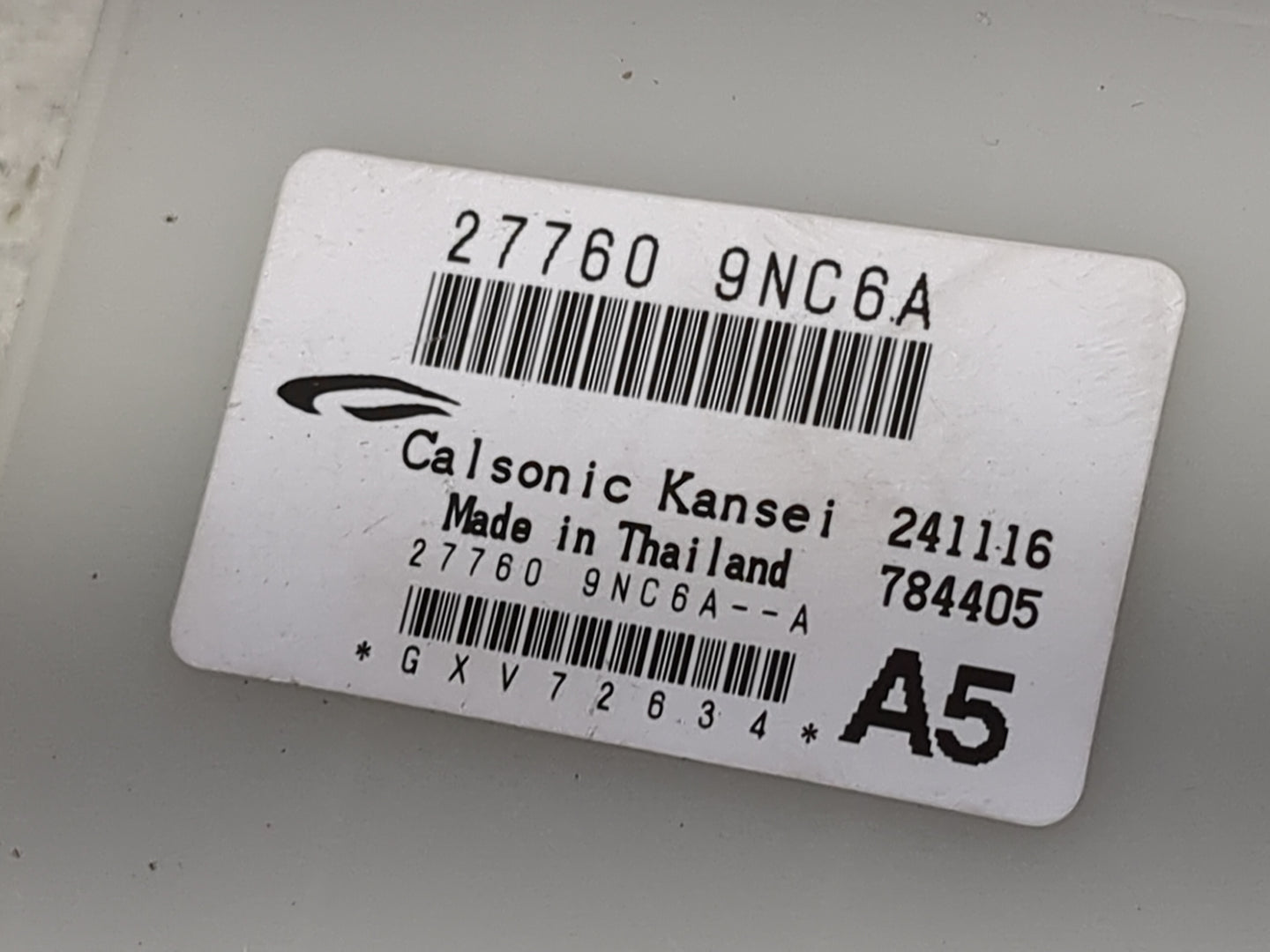 2017-2020 Infiniti Qx60 Radio AM FM Cd Player Receiver Replacement P/N:27760 9NC6A 27760 9NC6A--A Fits Fits 2017 2018 2019 2