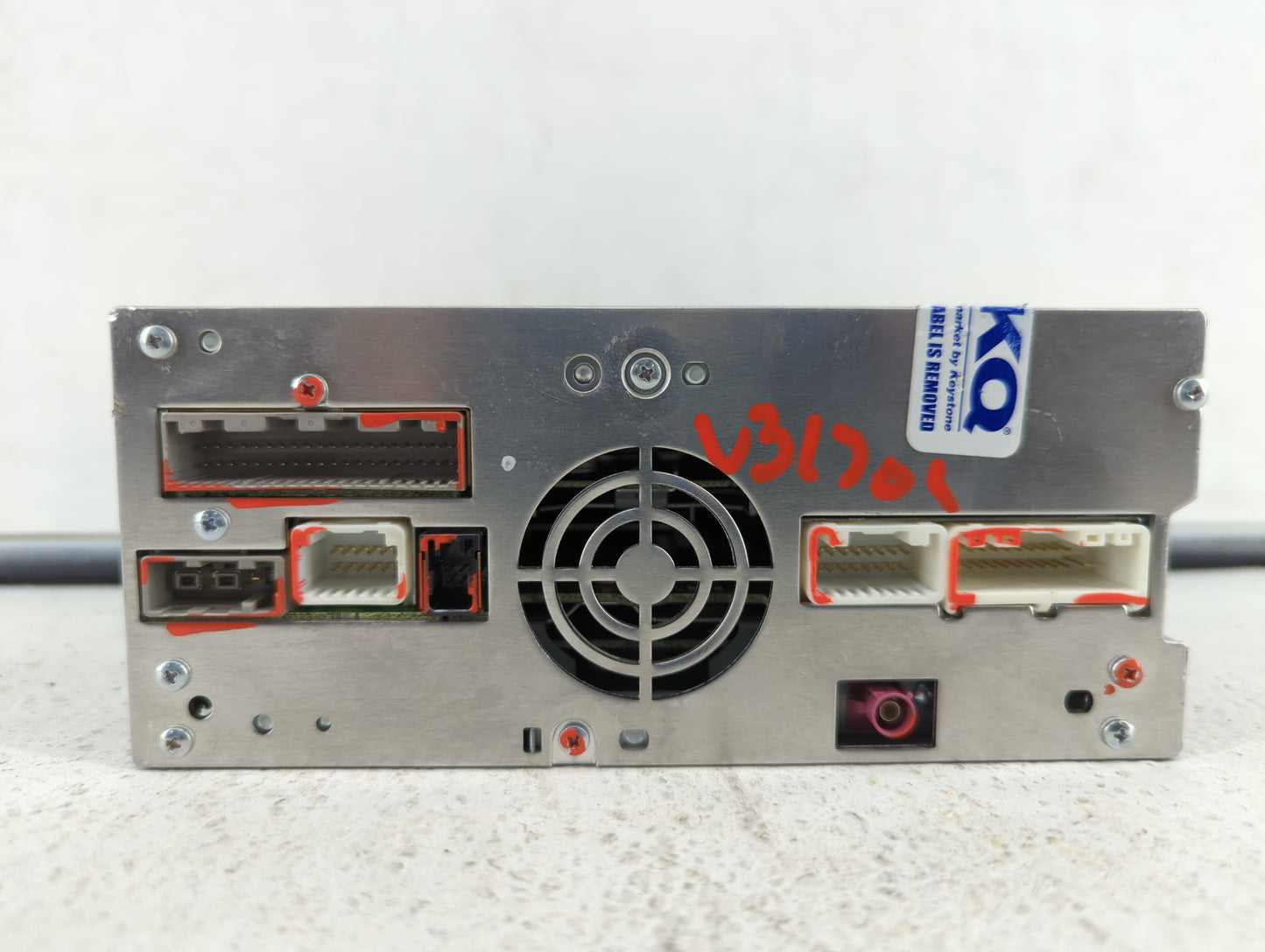 2017-2020 Infiniti Qx60 Radio AM FM Cd Player Receiver Replacement P/N:28330 5ZA0A Fits Fits 2017 2018 2019 2020 OEM Used Au