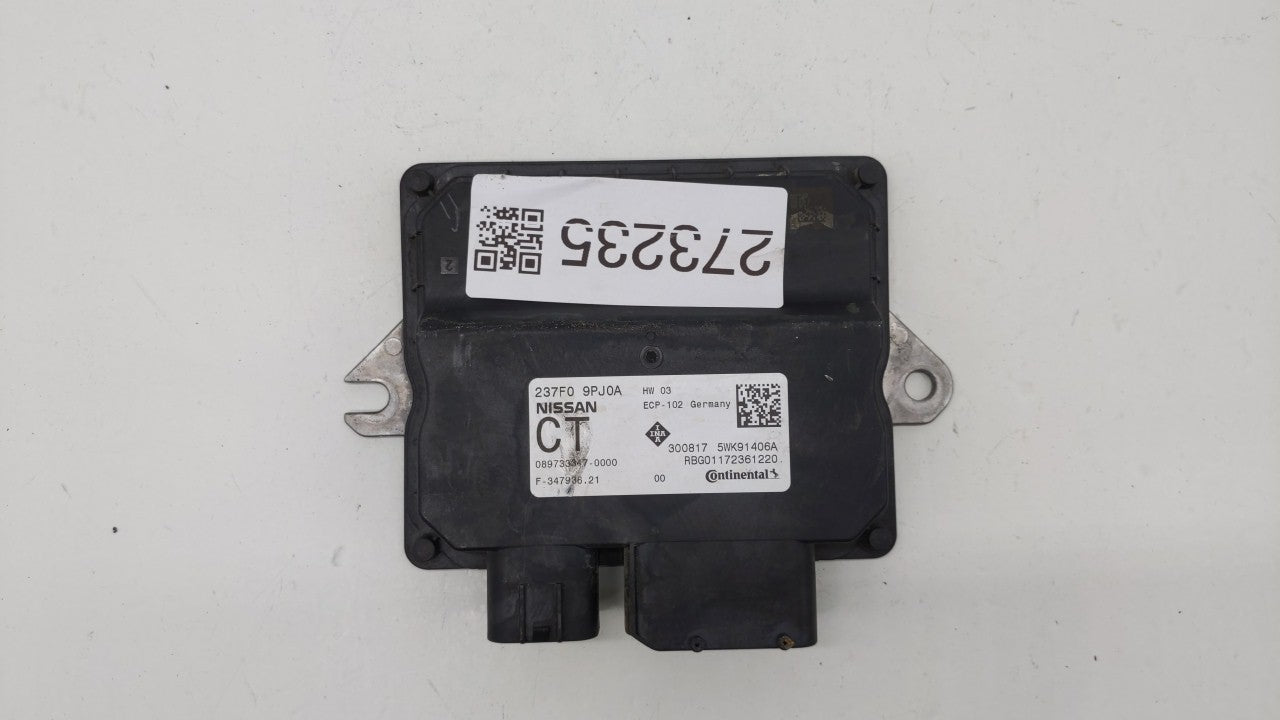2018 Infiniti Qx60 PCM Engine Control Computer ECU ECM PCU OEM P/N:23750 9PJ1A 237F0 9PJ0A Fits OEM Used Auto Parts - Oemuse