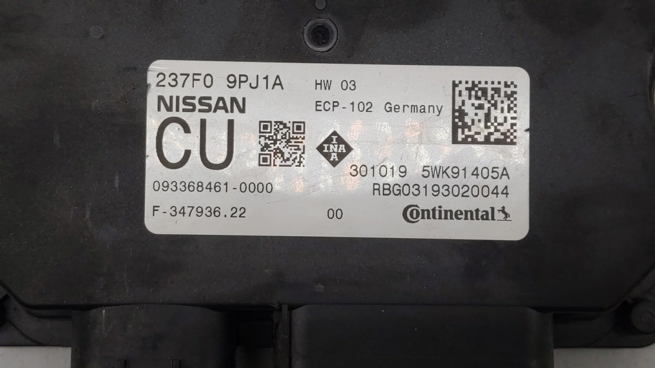 2018 Infiniti Qx60 PCM Engine Control Computer ECU ECM PCU OEM P/N:23750 9PJ1A 237F0 9PJ0A Fits OEM Used Auto Parts - Oemuse