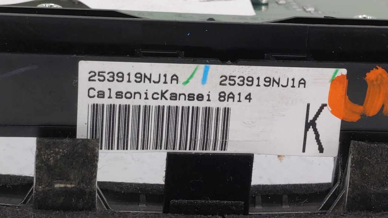 2017-2019 Infiniti Qx60 Radio AM FM Cd Player Receiver Replacement P/N:253919NJ1A Fits Fits 2017 2018 2019 OEM Used Auto Par