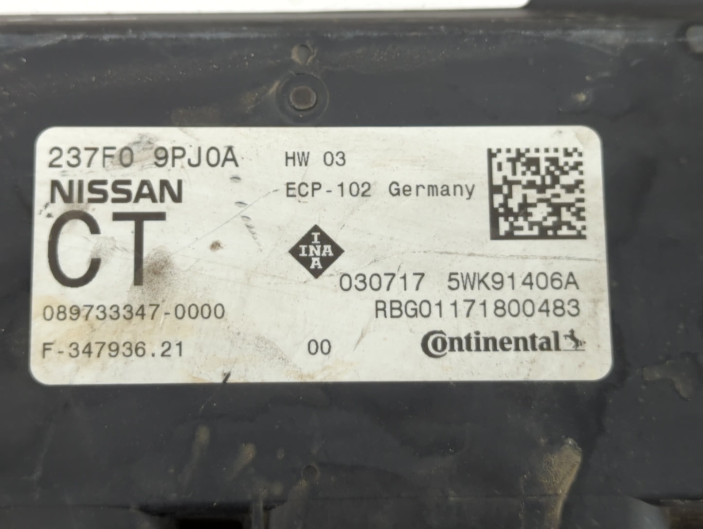 2018 Infiniti Qx60 PCM Engine Control Computer ECU ECM PCU OEM P/N:23750 9PJ1A 237F0 9PJ0A Fits OEM Used Auto Parts - Oemuse