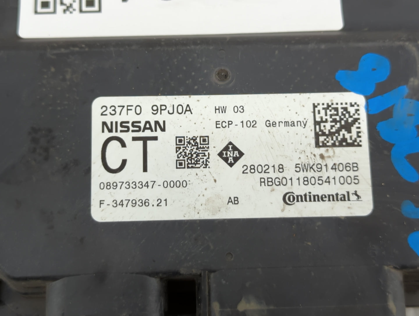 2018 Infiniti Qx60 PCM Engine Control Computer ECU ECM PCU OEM P/N:23750 9PJ1A 237F0 9PJ0A Fits OEM Used Auto Parts - Oemuse