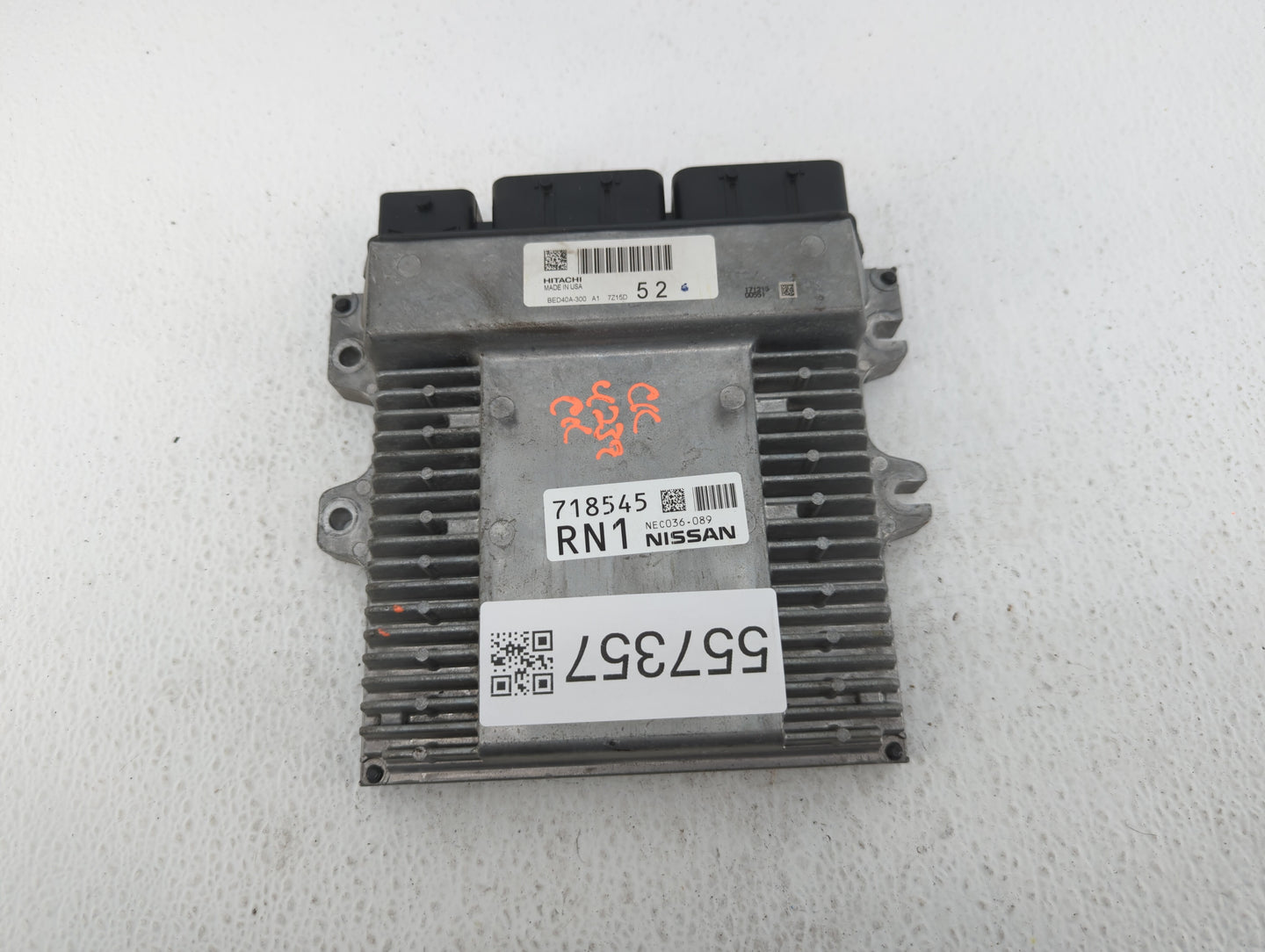 2018-2020 Infiniti Qx60 PCM Engine Control Computer ECU ECM PCU OEM P/N:NEC036-089 718545 Fits Fits 2018 2019 2020 OEM Used 