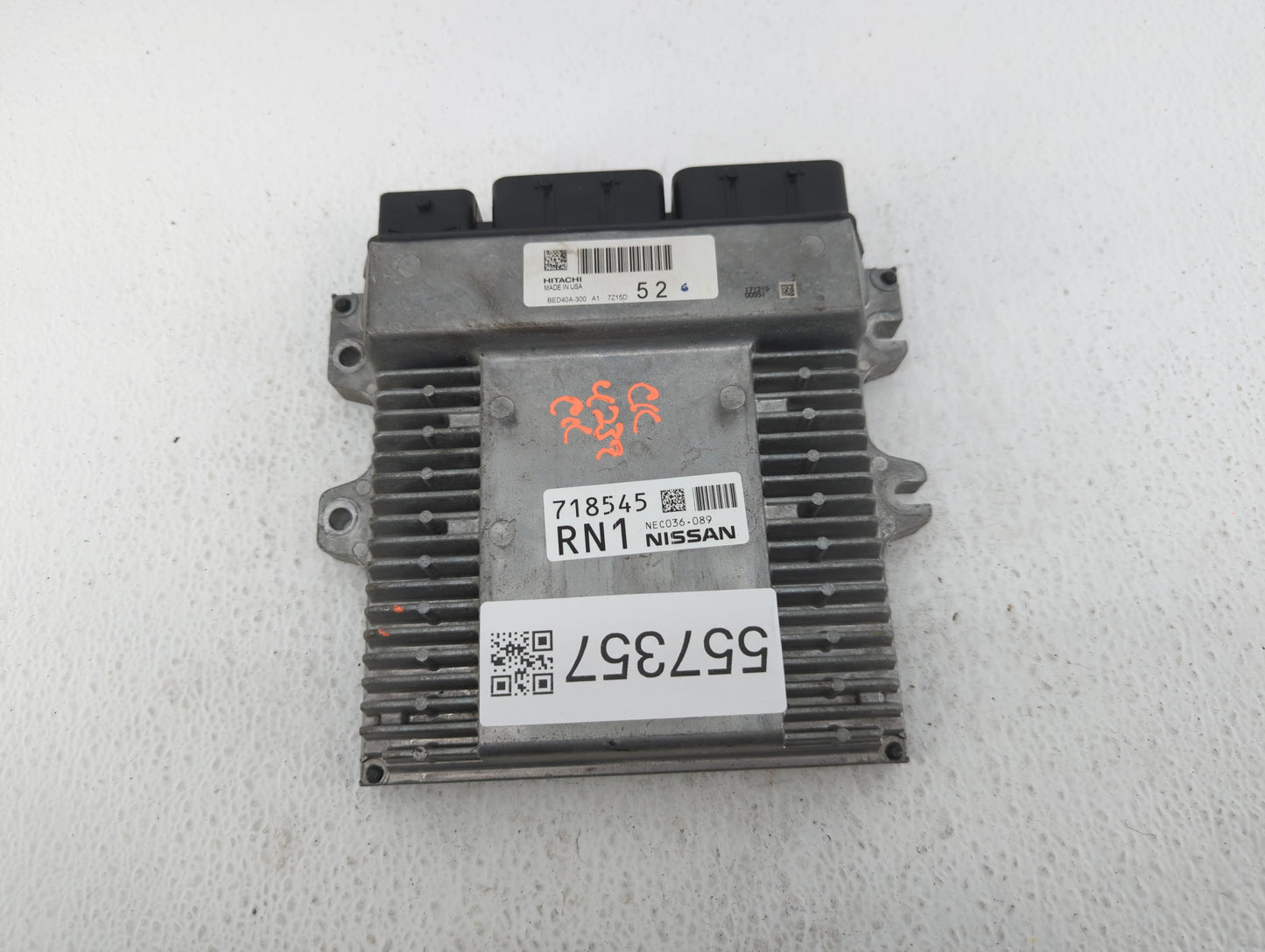 2018-2020 Infiniti Qx60 PCM Engine Control Computer ECU ECM PCU OEM P/N:NEC036-089 718545 Fits Fits 2018 2019 2020 OEM Used 