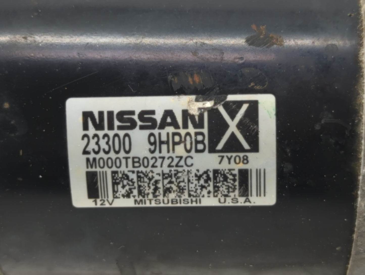 2015-2020 Infiniti Qx60 Car Starter Motor Solenoid OEM P/N:23300 9HP0B Fits Fits 2015 2016 2017 2018 2019 2020 2021 2022 OEM