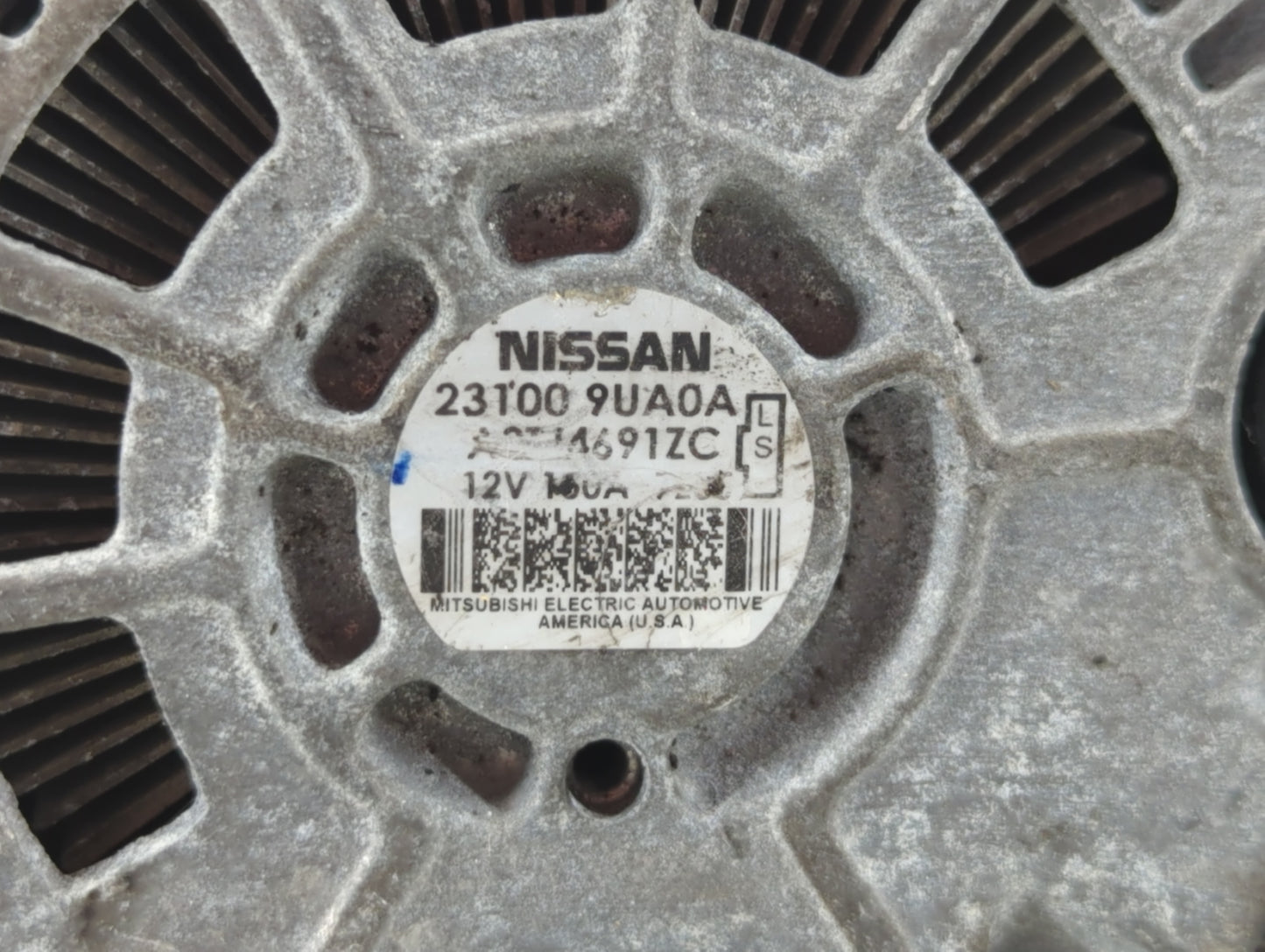 2017-2020 Infiniti Qx60 Alternator Replacement Generator Charging Assembly Engine OEM P/N:23100 9UA0A Fits OEM Used Auto Par