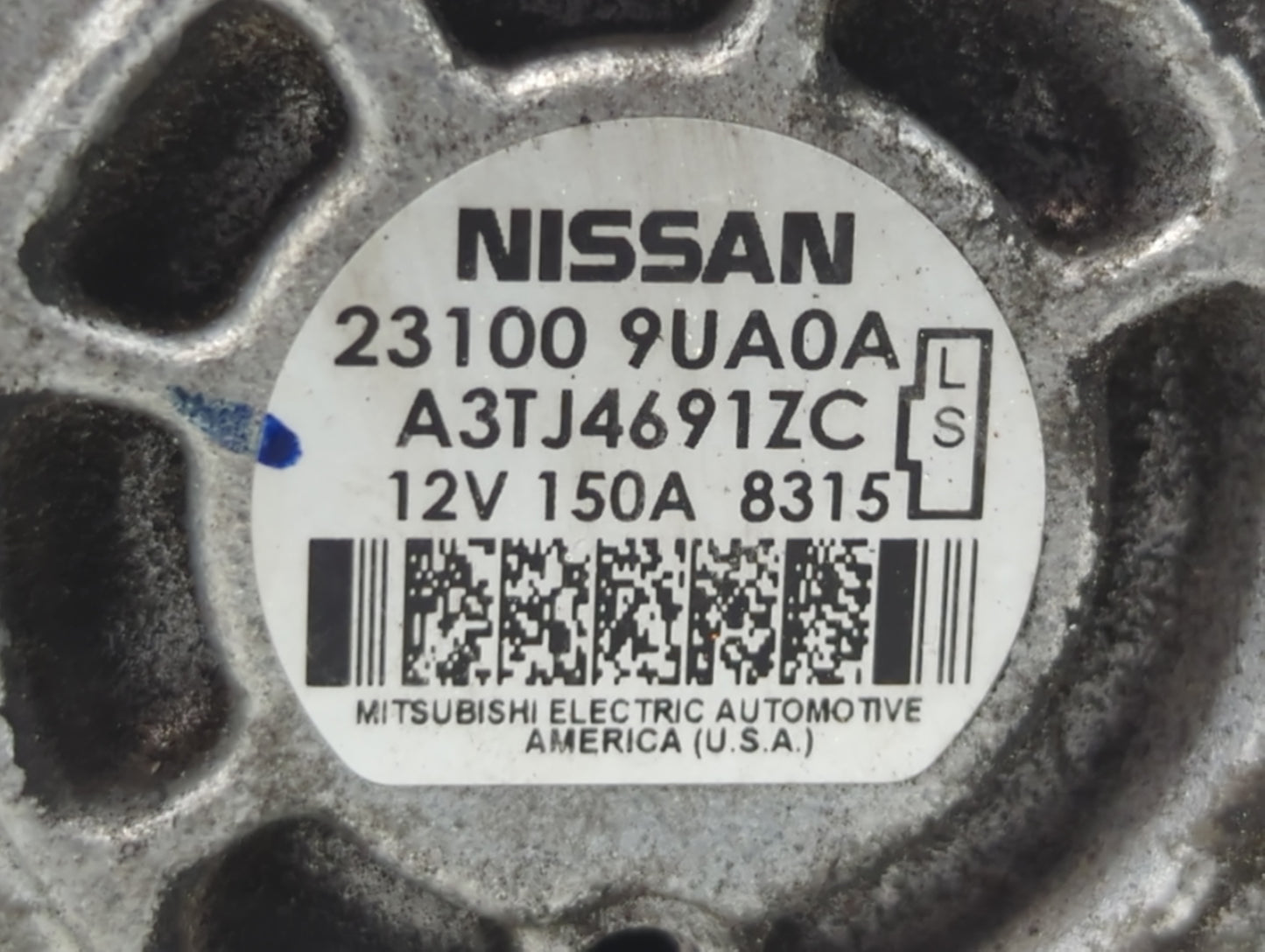 2017-2020 Infiniti Qx60 Alternator Replacement Generator Charging Assembly Engine OEM P/N:A3TJ4691ZC 23100 9UA0A Fits OEM Us