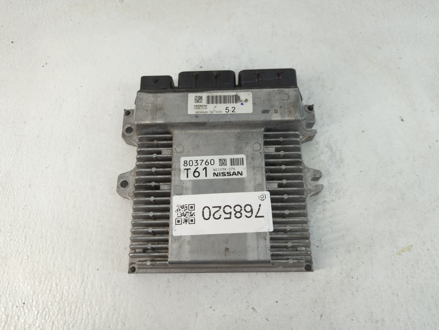 2018-2020 Infiniti Qx60 PCM Engine Control Computer ECU ECM PCU OEM P/N:803760 T61 NEC038-076 Fits Fits 2018 2019 2020 OEM U