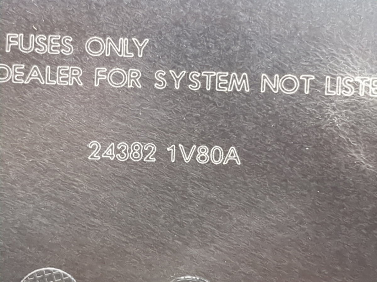 2014-2019 Infiniti Qx80 Fusebox Fuse Box Panel Relay Module P/N:24382 1V80A Fits Fits 2013 2014 2015 2016 2017 2018 2019 OEM