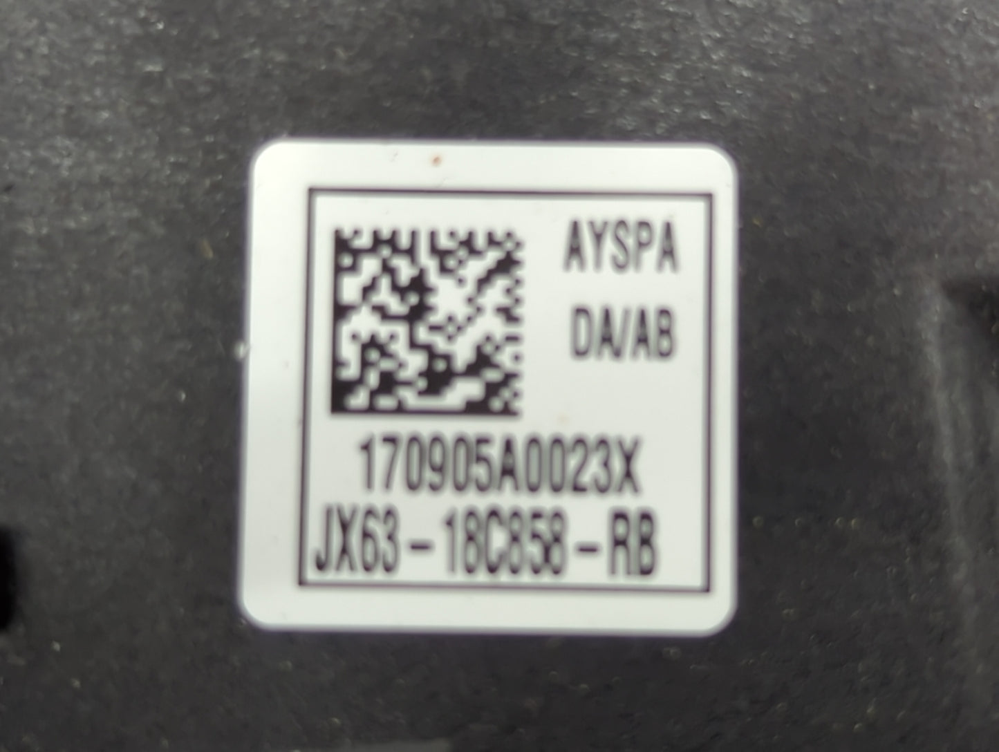 2018 Jaguar F-Pace Climate Control Module Temperature AC/Heater Replacement P/N:JX63-18C858-RB Fits Fits 2019 OEM Used Auto 