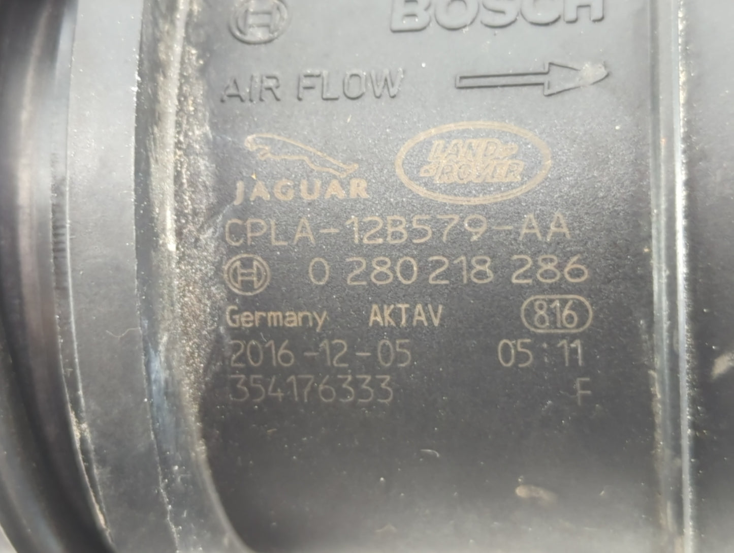 2014-2020 Jaguar F-type Mass Air Flow Meter Maf - Oemusedautoparts1.com