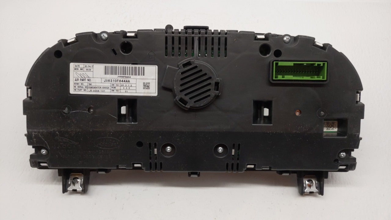 2018 Jaguar Xf Instrument Cluster Speedometer Gauges P/N:JX6310F844AA Fits OEM Used Auto Parts - Oemusedautoparts1.com