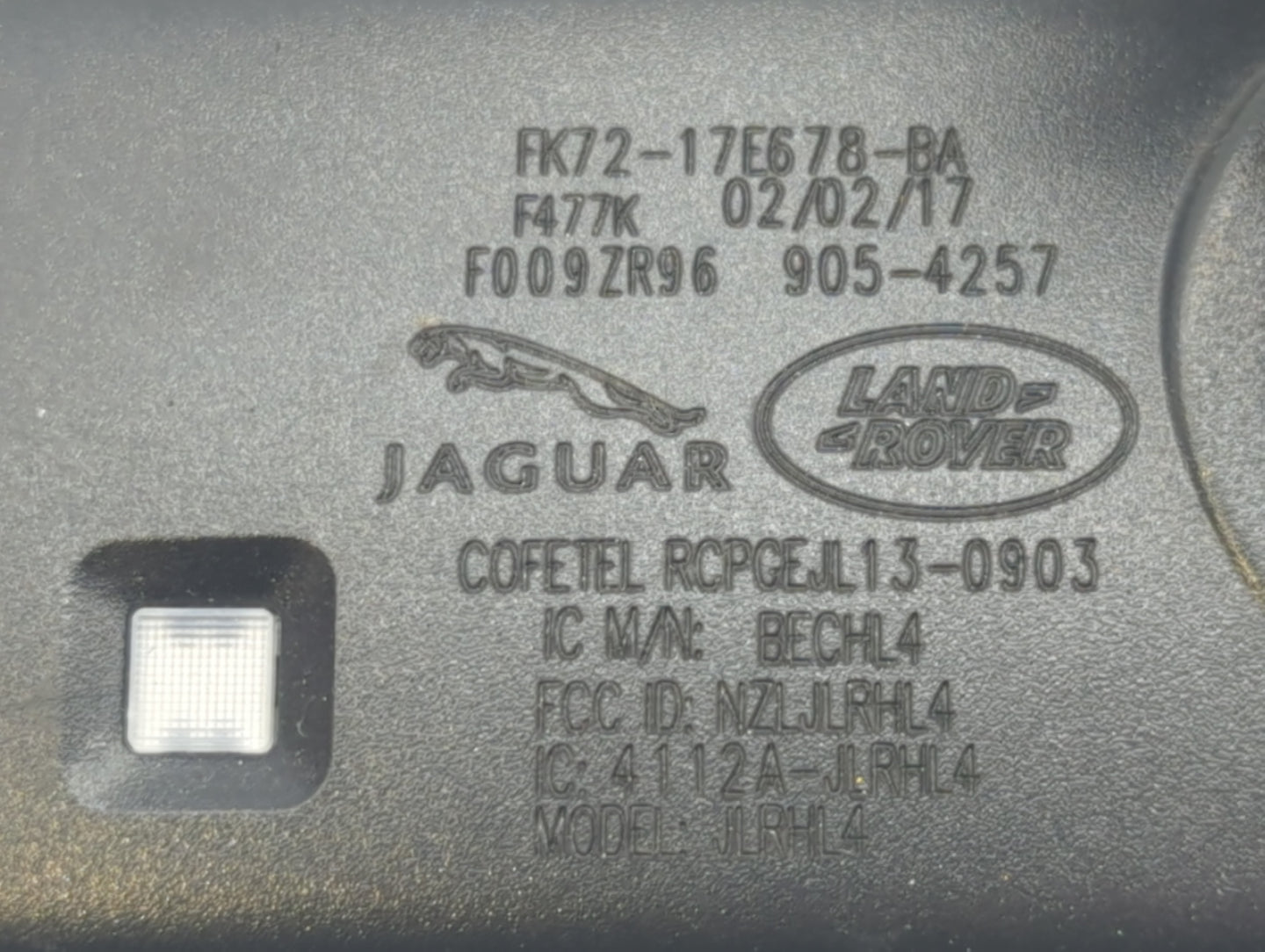 2016-2018 Jaguar Xf Interior Rear View Mirror Replacement OEM P/N:FK72-17E678-BA E11045891 Fits Fits 2015 2016 2017 2018 201