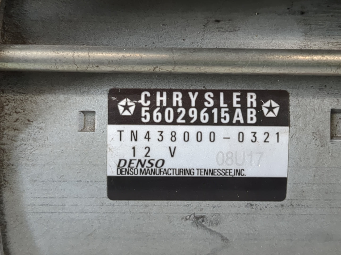 2015-2022 Jeep Cherokee Car Starter Motor Solenoid OEM P/N:TN438000-0321 56029615AB Fits OEM Used Auto Parts - Oemusedautopa