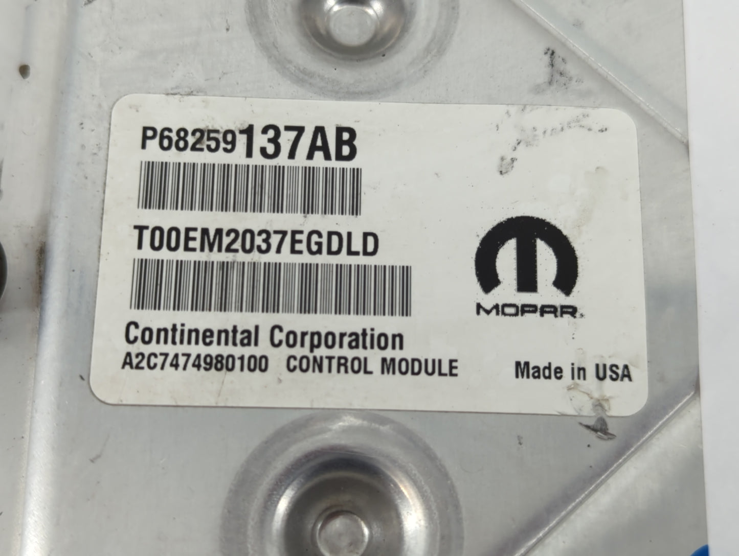 2018 Jeep Cherokee PCM Engine Control Computer ECU ECM PCU OEM P/N:P68259137AB Fits OEM Used Auto Parts - Oemusedautoparts1.