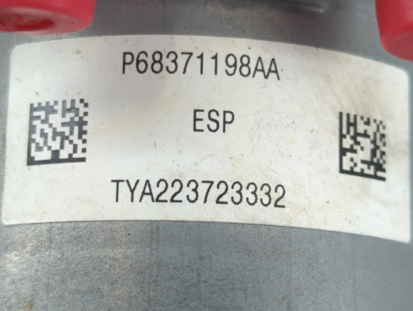2017 Jeep Cherokee ABS Pump Control Module Replacement P/N:P68371198AA Fits OEM Used Auto Parts - Oemusedautoparts1.com