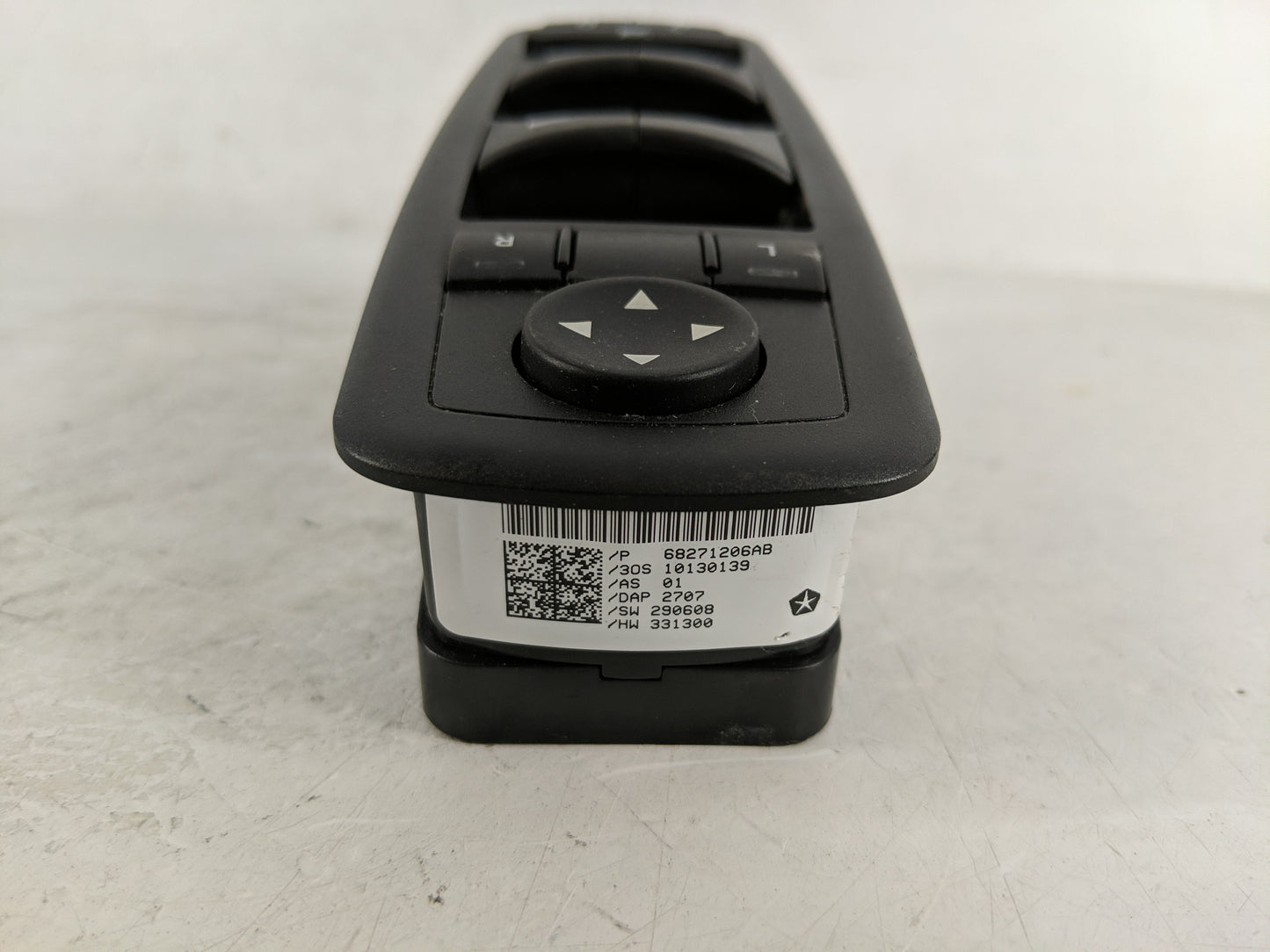 2015-2022 Jeep Cherokee Master Power Window Switch Replacement Driver Side Left P/N:68271206AB 68271206AA Fits OEM Used Auto