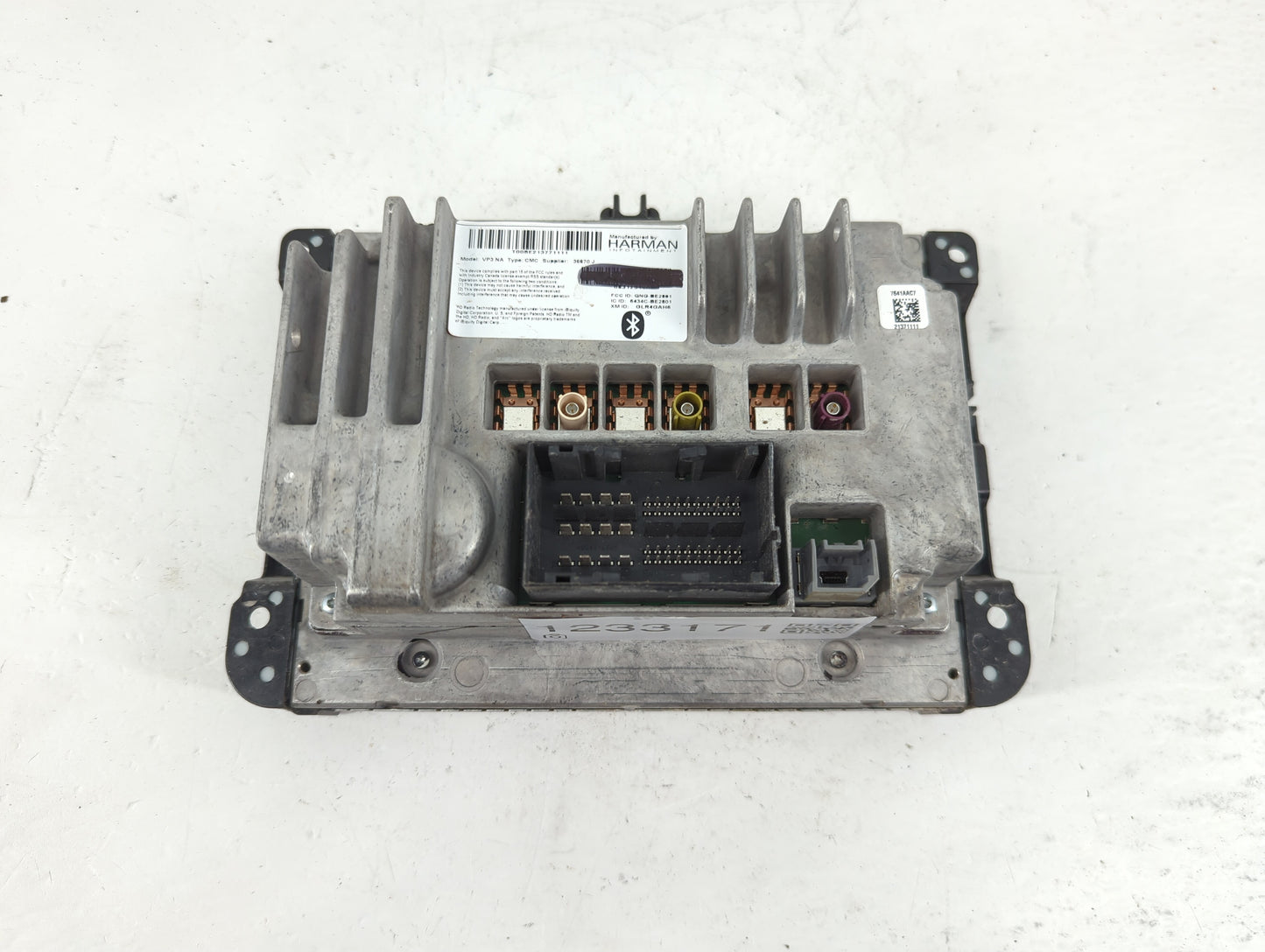 2018 Jeep Cherokee Radio AM FM Cd Player Receiver Replacement Fits OEM Used Auto Parts - Oemusedautoparts1.com