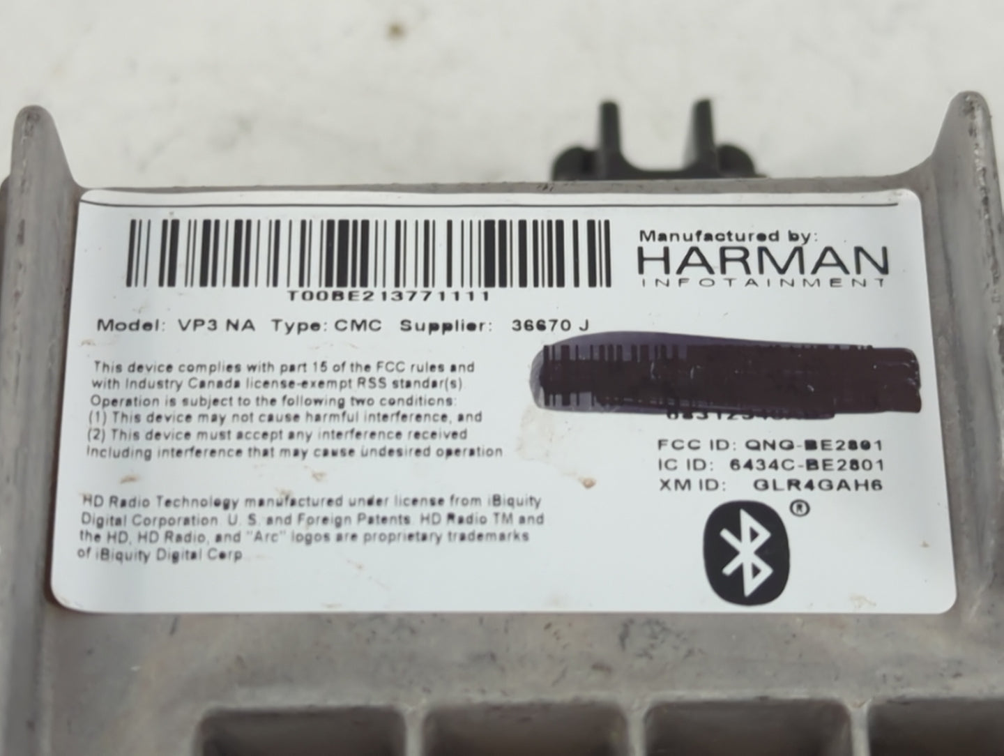 2018 Jeep Cherokee Radio AM FM Cd Player Receiver Replacement Fits OEM Used Auto Parts - Oemusedautoparts1.com
