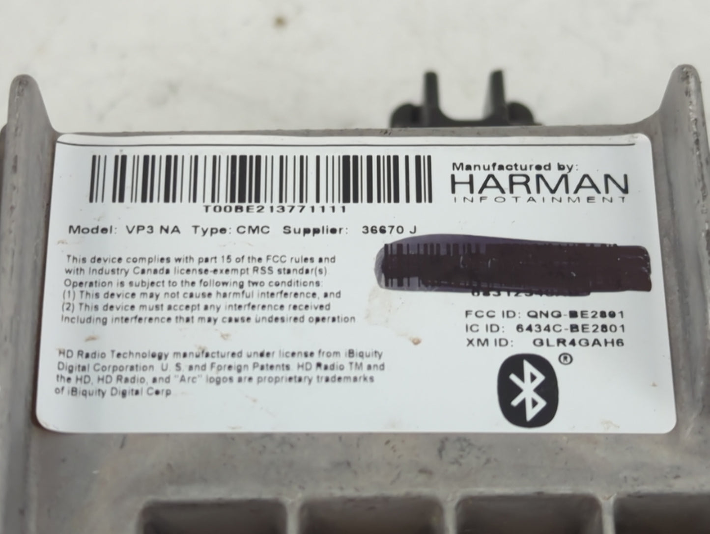 2018 Jeep Cherokee Radio AM FM Cd Player Receiver Replacement Fits OEM Used Auto Parts - Oemusedautoparts1.com