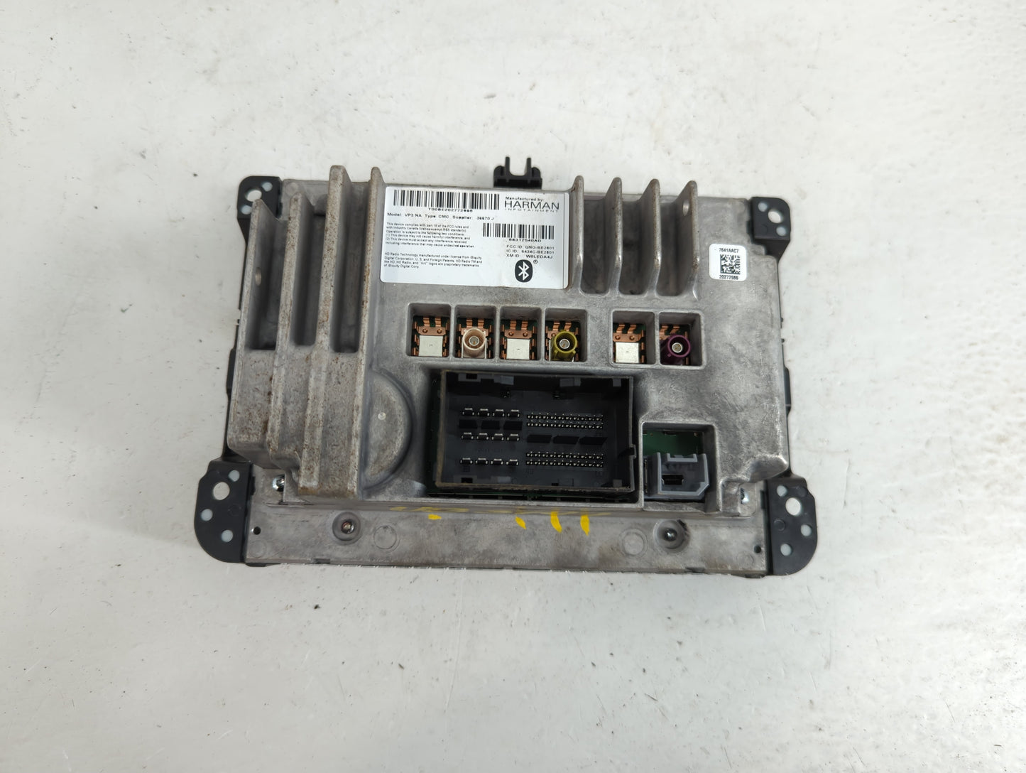 2018-2019 Jeep Cherokee Radio AM FM Cd Player Receiver Replacement Fits Fits 2018 2019 OEM Used Auto Parts - Oemusedautopart