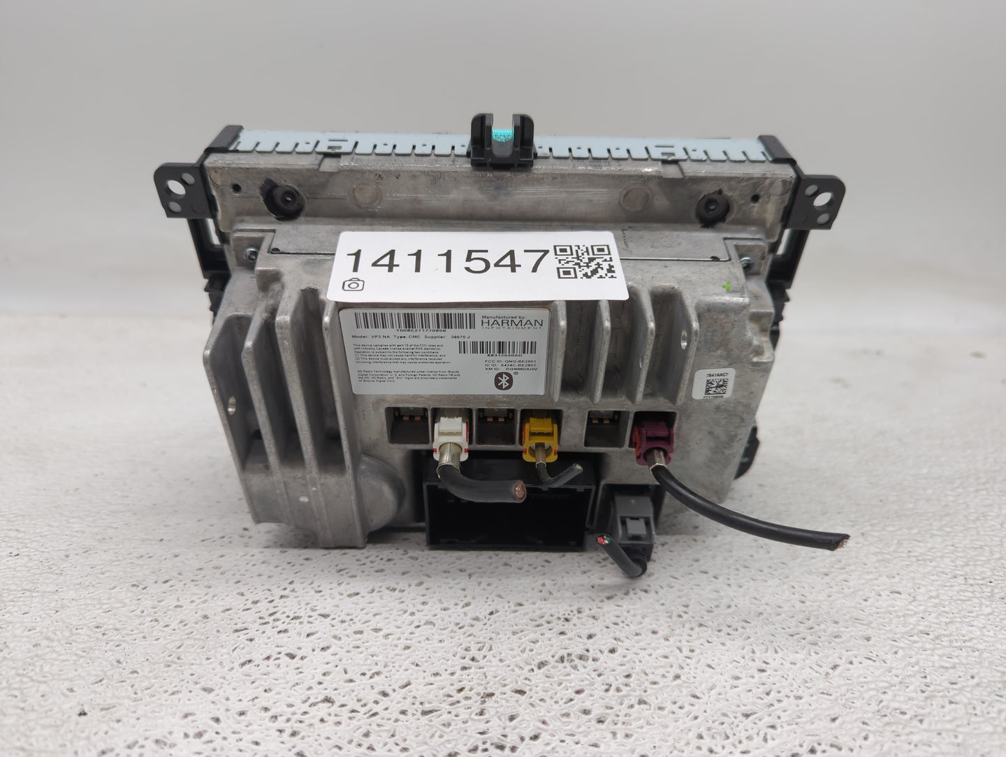 2018-2019 Jeep Cherokee Radio AM FM Cd Player Receiver Replacement P/N:6434C-BE2801 Fits Fits 2018 2019 OEM Used Auto Parts 