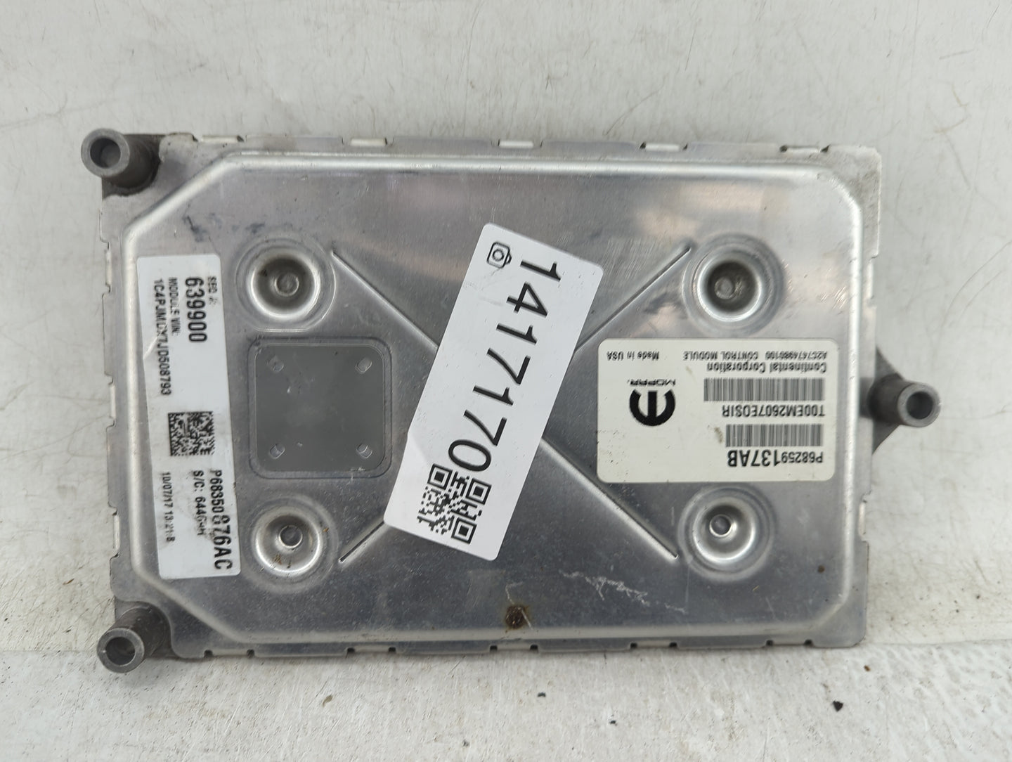 2018 Jeep Cherokee PCM Engine Control Computer ECU ECM PCU OEM P/N:P68350876AC Fits OEM Used Auto Parts - Oemusedautoparts1.