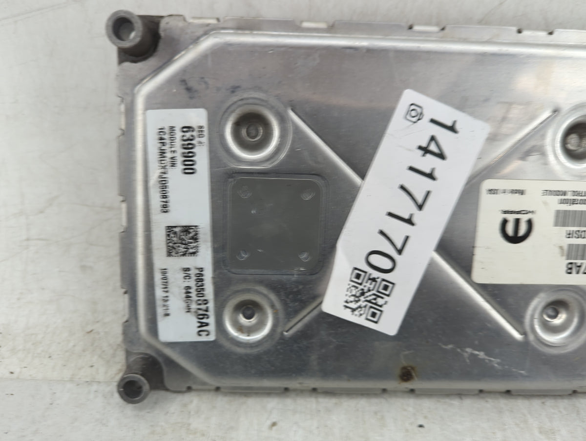 2018 Jeep Cherokee PCM Engine Control Computer ECU ECM PCU OEM P/N:P68350876AC Fits OEM Used Auto Parts - Oemusedautoparts1.