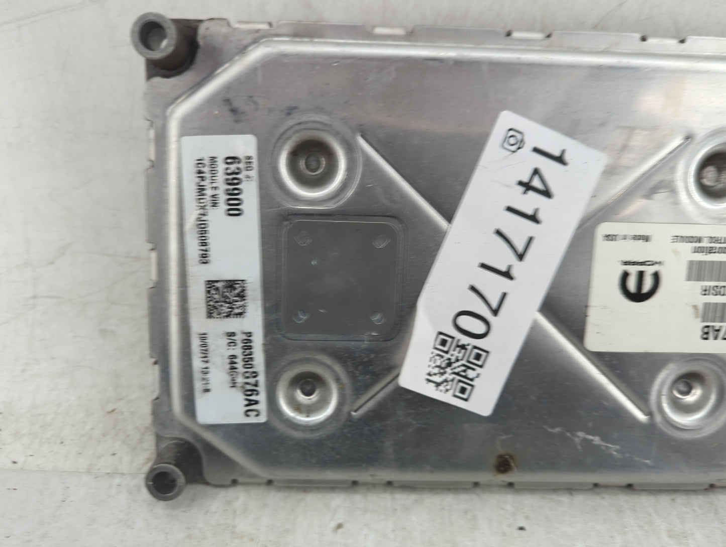 2018 Jeep Cherokee PCM Engine Control Computer ECU ECM PCU OEM P/N:P68350876AC Fits OEM Used Auto Parts - Oemusedautoparts1.
