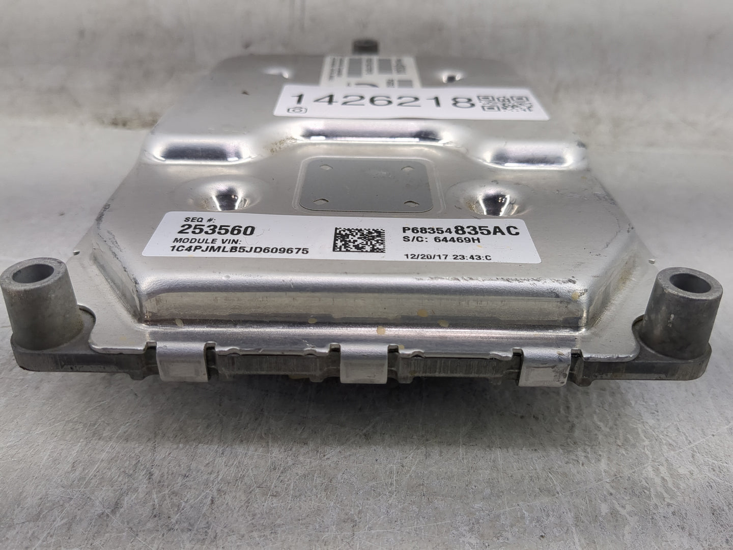2018 Jeep Cherokee PCM Engine Control Computer ECU ECM PCU OEM P/N:P68354831AC P68342093AA Fits OEM Used Auto Parts - Oemuse