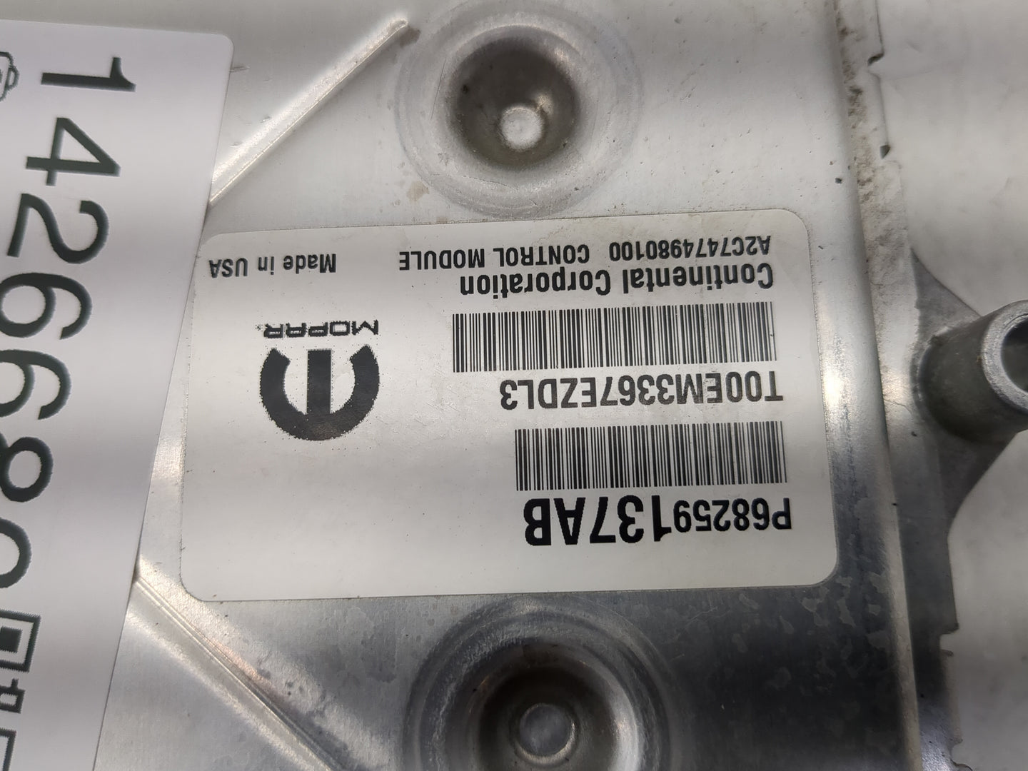 2018 Jeep Cherokee PCM Engine Control Computer ECU ECM PCU OEM P/N:P68259137AB Fits OEM Used Auto Parts - Oemusedautoparts1.