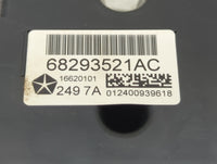 2015-2018 Jeep Cherokee Climate Control Module Temperature AC/Heater Replacement P/N:68293521AC Fits Fits 2015 2016 2017 201