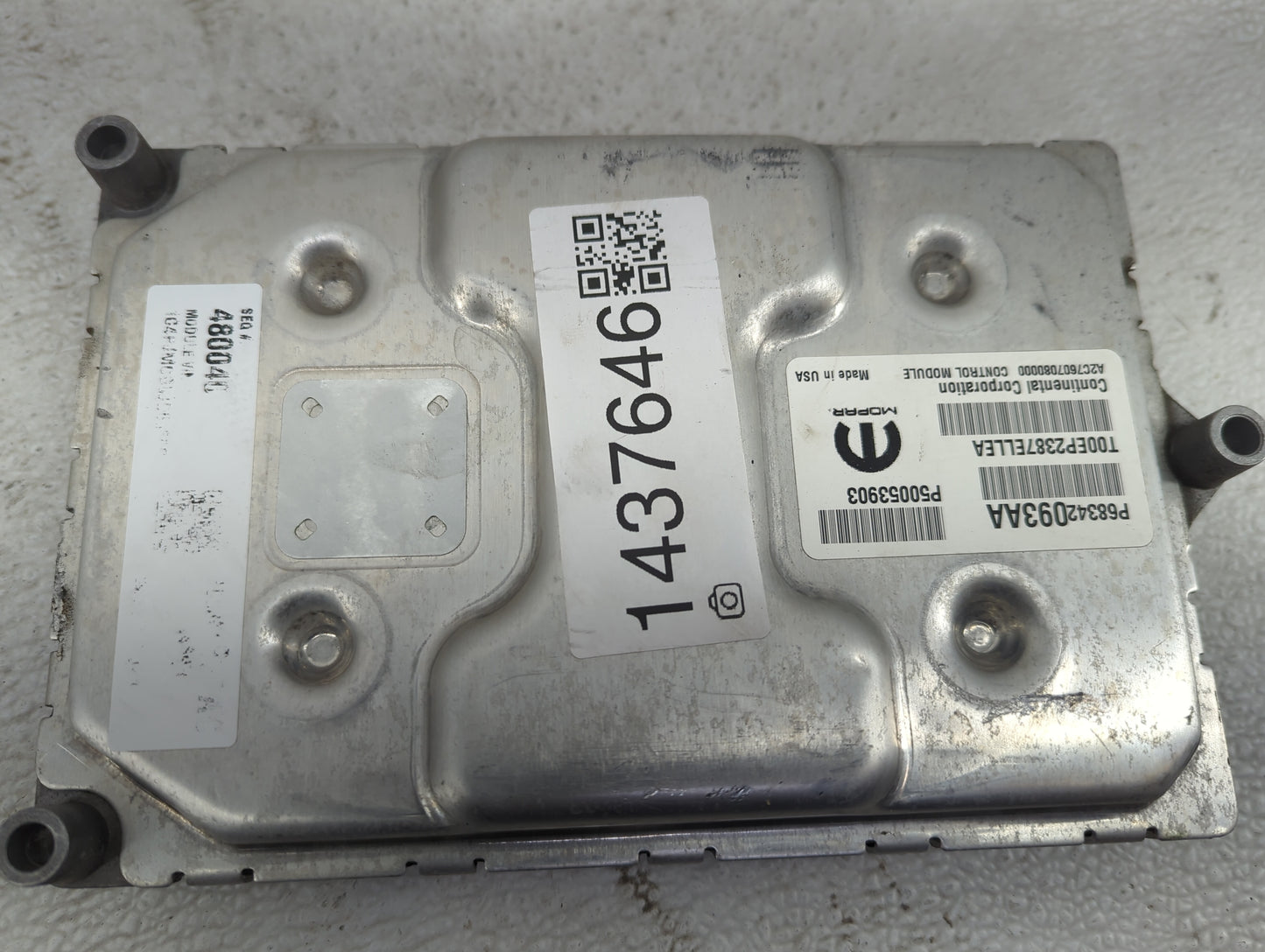 2018 Jeep Cherokee PCM Engine Control Computer ECU ECM PCU OEM P/N:P68342093AA P50053903, T00EP2387ELLEA, A2C7607080000 Fits